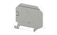 Разделительная пластина ATP-UT-TWIN /2,2mm, для винтовых клемм UT-TWIN 2,5..4, серая от интернет-магазина amperkin.by