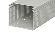 Перфокороб LK4 N 80100, органайзер для шкафов, 80 x 100 мм (глубина х ширина крышки), L=2000мм, RAL 7030 серый от интернет-магазина amperkin.by