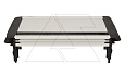 Блок розеточный встраиваемый 2хUSB 5V 2,1A + 3x2P+E со шторками, фр. стандарт, щеточный ввод кабель 1,8м, 3680вт, черный-алюминий от интернет-магазина amperkin.by