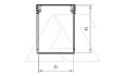 Перфокороб LK4 30025, органайзер для шкафов, 30 x 25 мм (глубина х ширина крышки), L=2000мм, RAL 7030 серый от интернет-магазина amperkin.by