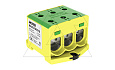 Клемма Morek OTL150-3 желто-зеленая, 3xAl/Cu 25_150mm², 320(CU)/290(AL)A на клемму, 1000V, винтовые зажимы от интернет-магазина amperkin.by