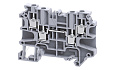Клемма проходная CY4/4 /6x69,7mm, винтовая, 4 присоед., 4(max 6)mm2, 32A, 500V, серая от интернет-магазина amperkin.by