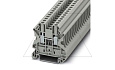 Клемма проходная UT 4 /6,2mm, винтовая, 2 присоед., 4(max 6)mm2, 32A, 1000V, серая от интернет-магазина amperkin.by
