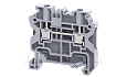 Клемма проходная CY4 /6x50mm, винтовая, 2 присоед., 4(max 6)mm2, 32A, 1000V, серая от интернет-магазина amperkin.by