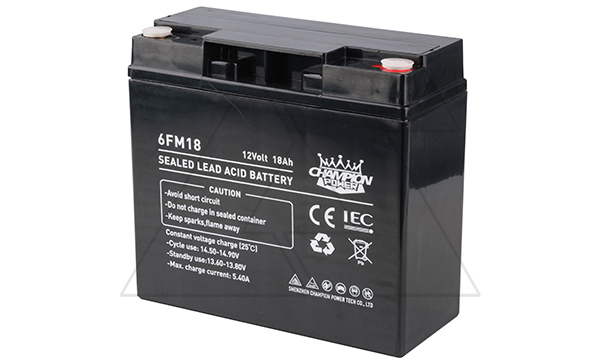 Батарея аккумуляторная Champion Power 6FM18, F3(M5), 12V/18Ah, 181х77х167 ДхШхВ, 5 лет