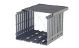 Перфокороб KKD 1008, органайзер для шкафов, 100x80х2000мм (ШxВхД), RAL 7030, серый от интернет-магазина amperkin.by