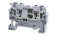 Клемма проходная CX4 /6x54,8mm, пружинная, 2 присоед., 4(max 6)mm2, 32A, 1000V, серая от интернет-магазина amperkin.by