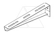 Кронштейн MWA 12 21S FS RU настенный/опорный, L=210мм, конв. оцинк. от интернет-магазина amperkin.by