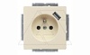 Basic 55 - Розетка 2P+E нем. стд. + USB (сл.кость) от интернет-магазина amperkin.by